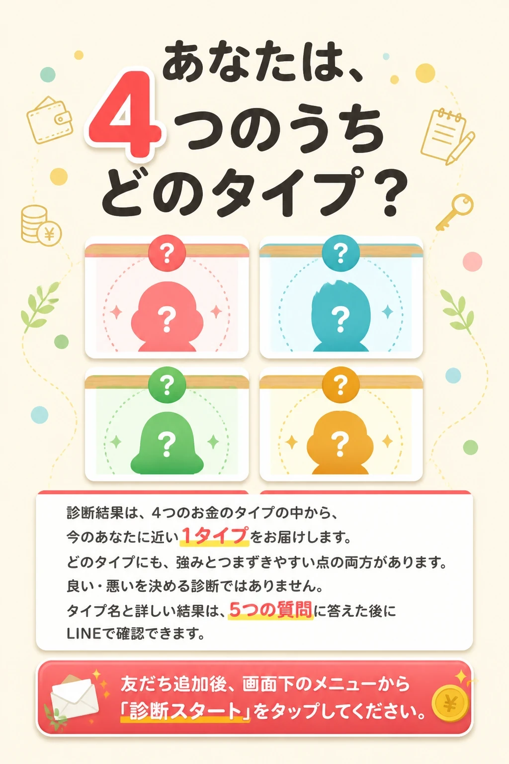 4つのお金のタイプ